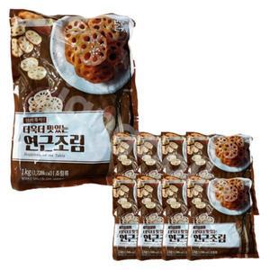반찬단지 연근조림 1kg 1박스 10개