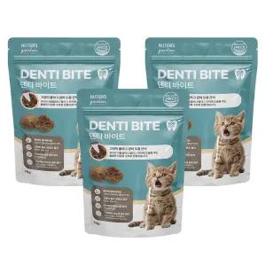 누터스가든 덴티바이트 캣 70g 고양이간식 이빨과자 치석제거 x 3