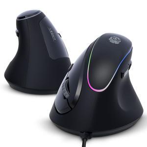 레오닉스 버티컬 유선 마우스 LEO-615U