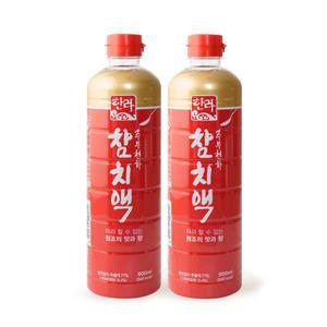 한라식품 한라 참치액 900ml x2개