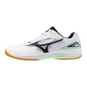 미즈노 웨이브 드라이브9 화이트X블랙X라임 탁구화 / 남녀공용