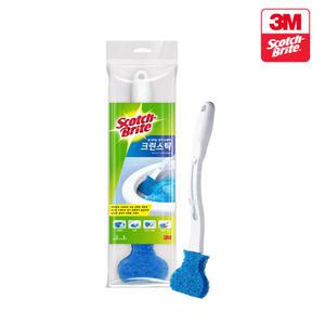 3M 스카치브라이트 크린스틱 핸들1입+리필1입 화장실 변기청소 욕실청소