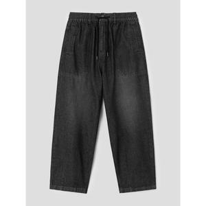 [에잇세컨즈] 풀밴딩 퍼티그 데님 팬츠  블랙 (265421APU5)