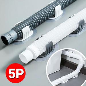 무타공 세탁기 배수호스 배수관 고정 홀더 클램프 깔끔한 정리 막힘방지 원활한 배수