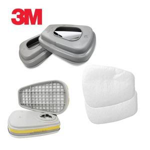 고품질 3M 6200 7502 필터 3종세트 6006K+5N11+501 마스크리필용 일반방독면 호흡보호구 (WFHMLYA)