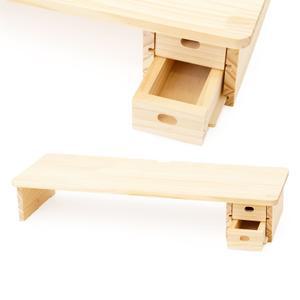 [서랍 모니터 받침대] 꽃 원형 소반 체험 재료 diy 수업 목공 키트