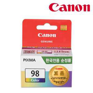 캐논 정품 잉크 CL-98 컬러 CL98 PG-88 PG88 E500 E510 E600 E610
