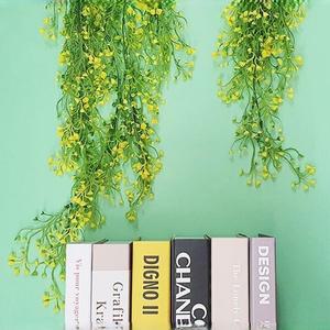 고품질 선명한노란색등나무모형 발랄한 인조등나무덩굴 월플랜용조화 (WFHVD9M)