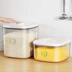 독일 진동쌀통 쌀보관함 원터치 진공 밀폐 10kg