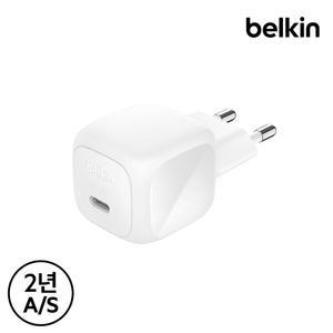 [벨킨] 45W C타입 PD 3.1 PPS 초소형 고속 충전기 WCA013kr 갤럭시 S25 아이폰 16 아이패드 호환