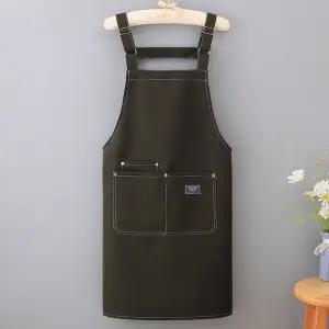 오르모 캔버스 앞치마/예쁜/바리스타/면앞치마/미용/업소용/카페/미술/작업용/식당/작업/미술용/남자/미용