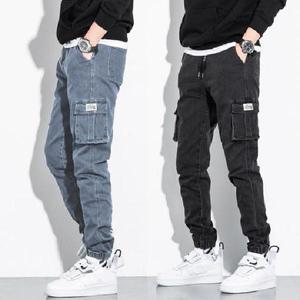 남자 밴딩청바지 데님조거팬츠 스판 여름 가을 겨울 카고청바지 TT102