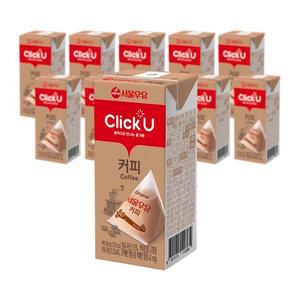 서울우유 클릭유 커피 200ml 48개