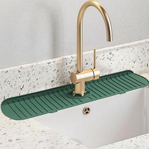 실리콘 물받이 물튀김방지 패드 싱크대 주방 세면대 곰팡이 미끄럼방지