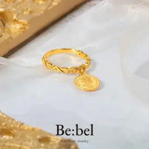 순금반지 3.75g 24k 여자 디자인 코인 비벨 한돈 1돈