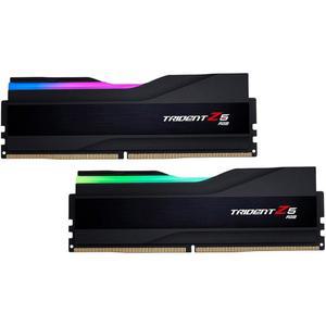 G.SKIL 트라이던트 Z5 RGB 시리즈 (인텔 XMP 3.0) DDR5 RAM 64GB (2x32GB) 6000MT /s CL36-36-96 1.35V 데스크탑 컴퓨터 메모리 UDIMM - 매트 블랙 (F5-6000J3636F32GX2-TZ5RK)