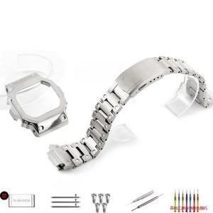메탈 커스텀 케이스 교체 시계줄 베젤 5600 실버 지샥 시계 호환줄