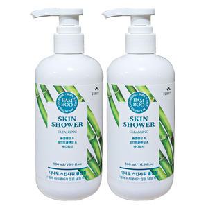 (2개)꽃을든남자 대나무 스킨샤워 클렌징 500ml