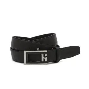 [헤지스](센텀시티점)[HAZZYS] 블랙 버클장식 소가죽 자동벨트 HJBE4F775BK