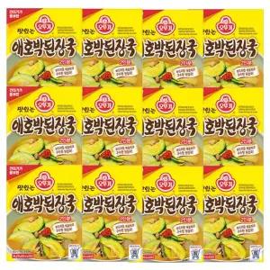 오뚜기 맛있는 애호박 된장국 2인분 36g 12개