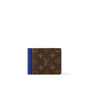 [명품] 멀티플 월릿 남성 지갑 모노그램 마카사 블루 M12835