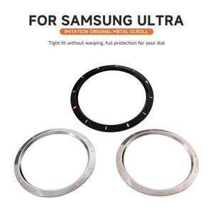 삼성 갤럭시 워치 7 용 PC 베젤 링 케이스, 울트라 47mm 스테인레스 스틸 보호 시계 장식 액세서리