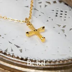 순금목걸이 3.75g(1돈 한돈) 24k 여자 디자인 십자가 비벨