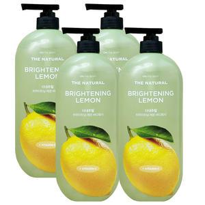 온더바디 더내추럴 바디워시 레몬향 900g 900g 4개