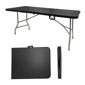 칼루스 브로몰딩 테이블 1800 블랙 접이식/야외/이동식/테라스/캠핑/행사용/사무용