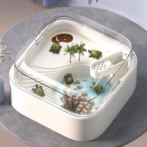 도둑게사육장 키우기 소라게 세트 크레스티드 육지 옴니 2개 용품 곤충 사육 달팽이 DS P0