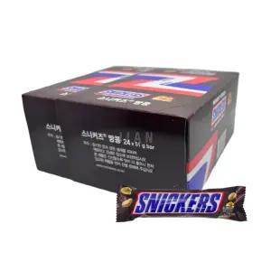 마즈 스니커즈 피넛 싱글 초코바 51g x 48개