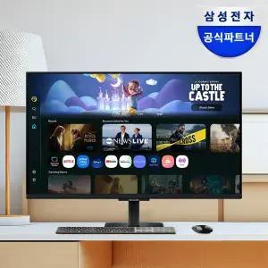[최 종 혜 택 가 23.8만] 삼성 M5 M50F LS27FM500 68.6cm(27인치) 스마트모니터 블랙 OTT