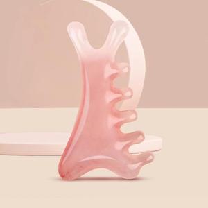 두피 샴푸 얼굴 턱선 뒷목 승모근 전신 마사지 괄사 빗