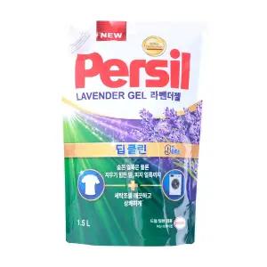 퍼실 딥클린 파워젤 라벤더 세탁세제 겸용 리필 1.5L 4개