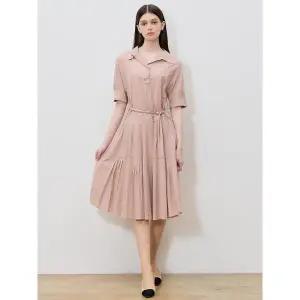 [쉬즈미스]스위티 플리츠 블록 원피스 택가격 378000원 _P402355781