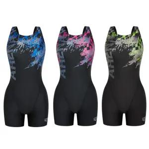 아레나 여성 드리프트 3부 반신 U백 A5BL1LD39 수영복