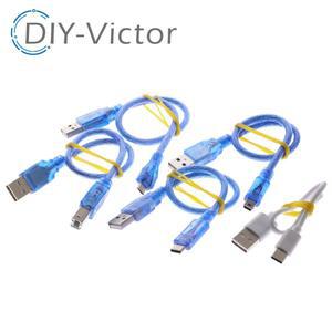 30cm USB 케이블 UNO R3 / Mega 2560 R3/ ADK USB-A - Arduino MINI TYPE-C 마이크로 프린터 케이블용 USB-