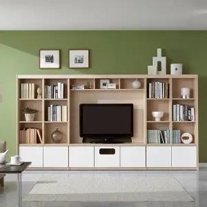 [에든가구] 거실 TV책장 거실서재화 EDOD-3019 월플렉스