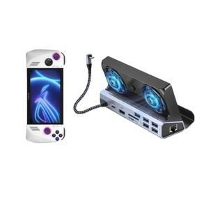 스팀덱 도킹스테이션 UMPC 스위치 콘솔 쿨링팬 어댑터 거치대 확장