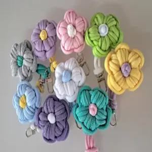 양말목공예 꽃키링 네잎 클로버 만들기 키트