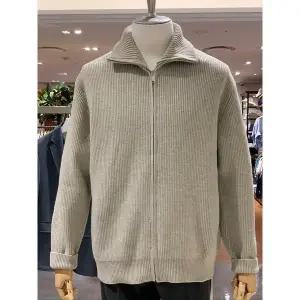 [킨록바이킨록앤더슨](광주신세계)킨록 24년 FW 하이넥 베이지 풀 집업 가디건 JIW42