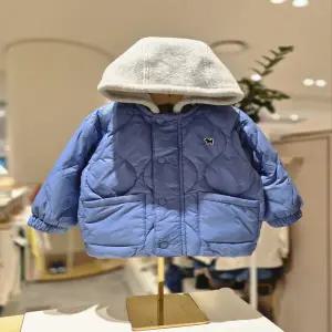 [블루독베이비 10] 25FW (BL)플리스 후드 덕다운 점퍼B (45A1911402)