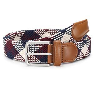 벨트로드 엘라스틱 땋은 벨트 남성 골프 작업 캐주얼을 위한 다양한 색상의 청바지 바지 반바지를 스트레치 컴포트