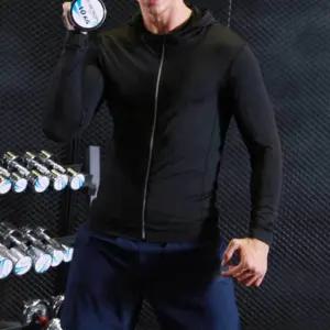 남자 후드 집업 트레이닝 자켓 점퍼 운동복 상의
