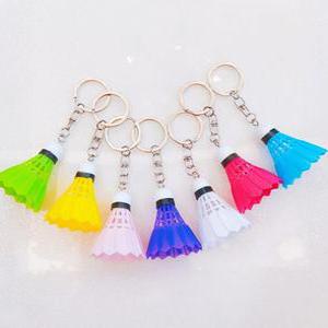 셔틀콕키링 배드민턴공 스포츠열쇠고리 스포츠와펜 DD-12393 배드민턴동호회 배드민턴동호회굿즈 스포츠악