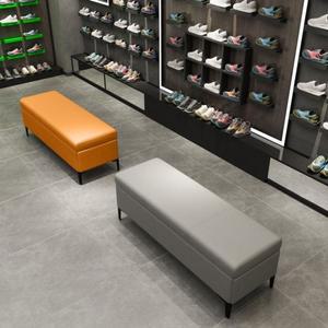 보조의자 스툴 수납벤치 침대 높이 거실 가죽 수납박 옷가게