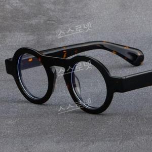 복고 투명 김구 레트로 은테 블랙 오버사이즈 프레임