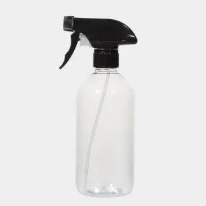 상세정보참조 건스프레이 블랙캡 투명 500ml 플라스틱 공병 소분병 여행 화장품용기 상세정보참조