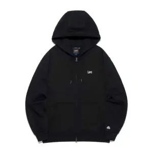 [LEE] 스몰 트위치로고 후드집업 블랙 LE2503HZ01BK