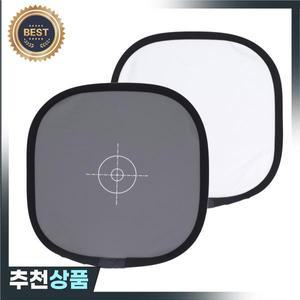 화이트 밸런스 카드 포커스 보드 보조 초점 체중계 PU 가죽 세척 가능 필 라이트 기능 사진 촬영용 접이식